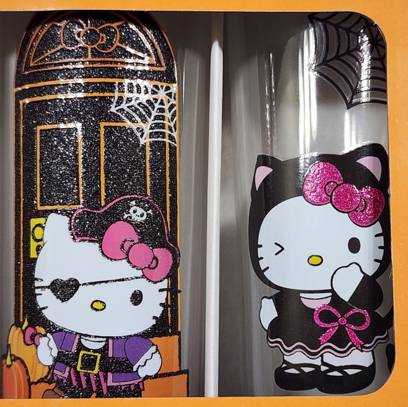 Hello Kitty Halloween Glassware Set of 4 10oz Glasses - Picture 5 of 6